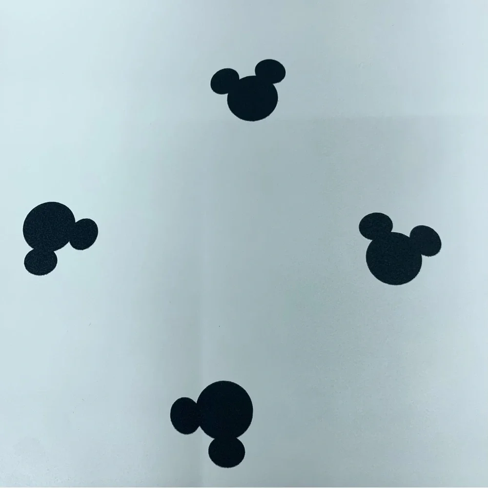 Vintage RARE Mickey Mouse Ears Wallpaper 20.5 Inches Wide X 32.8 feet Long.